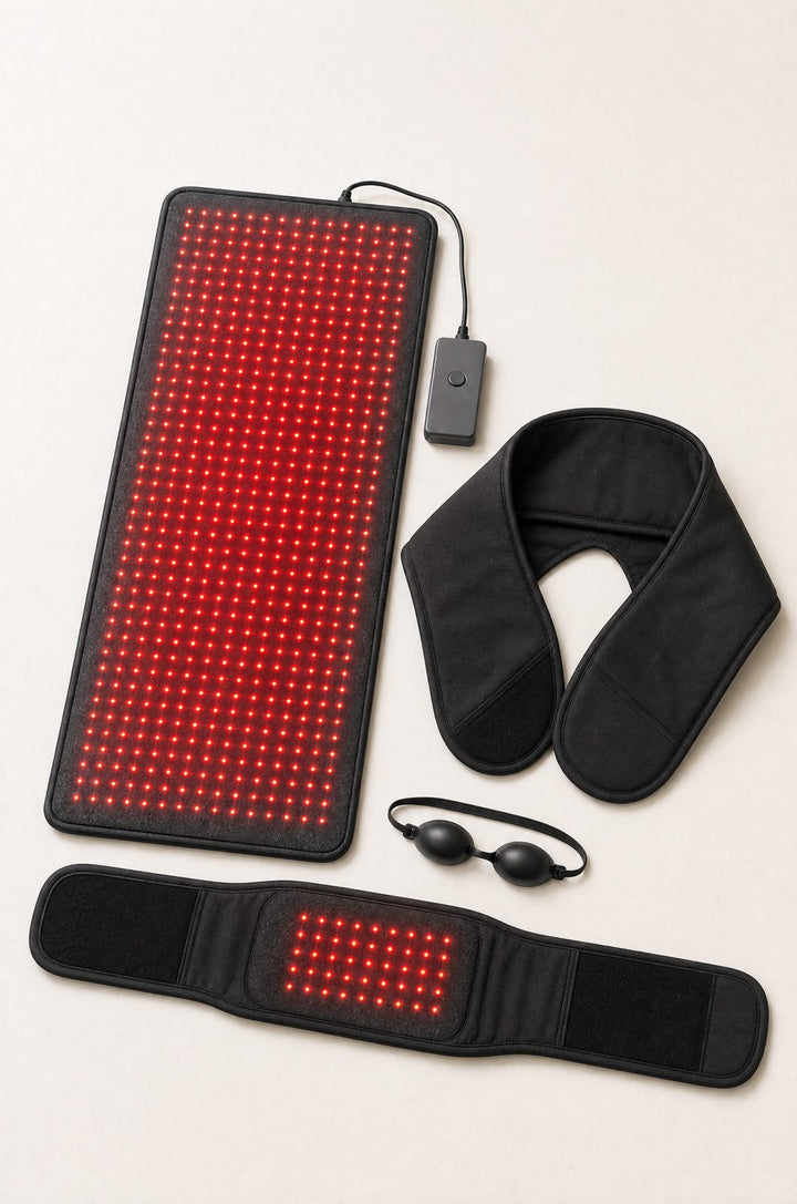 EMBRA mat kit: mat, relief belt, neck wrap, controller and goggles